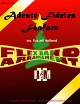 Adeste Fidelis Fanfare Concert Band sheet music cover